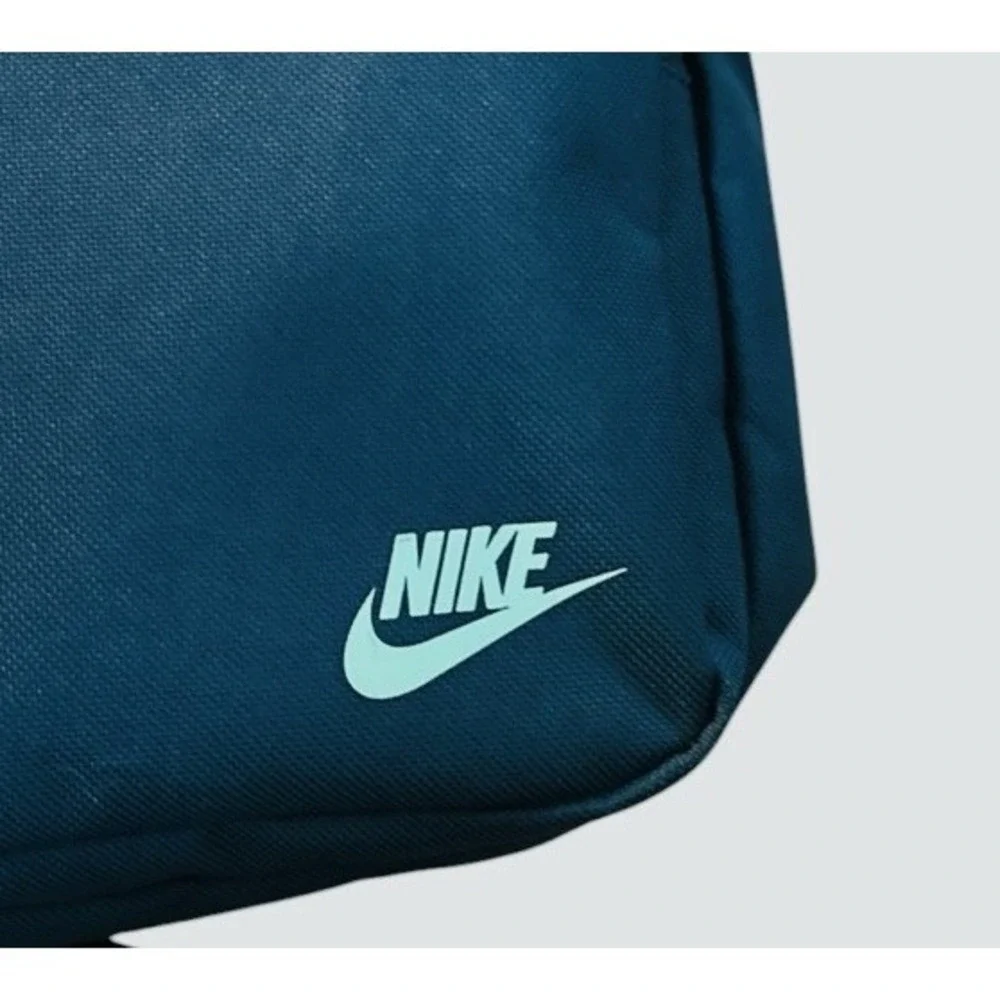 Nike Crossbody Bag Small Teal Canvas Adjustable‎ Strap Shoulder Sports Travel
